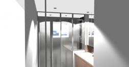 Philippe Nourisson, Menuisier- - agencement-decoration-interieur - catalogue-etudes-graphiques - Etude de Salle de bain